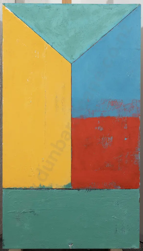 Jan Barnes (b 1942) - Construction 3 Coastal Fenceline Image 1++