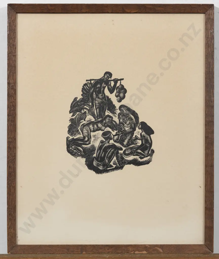 Unknown Artist - Pacific Figure Study Image 1++