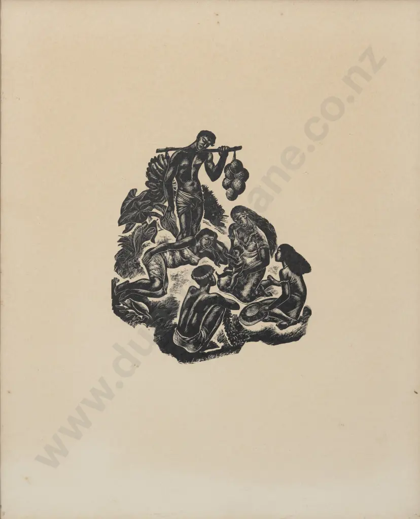 Unknown Artist - Pacific Figure Study Image 1++