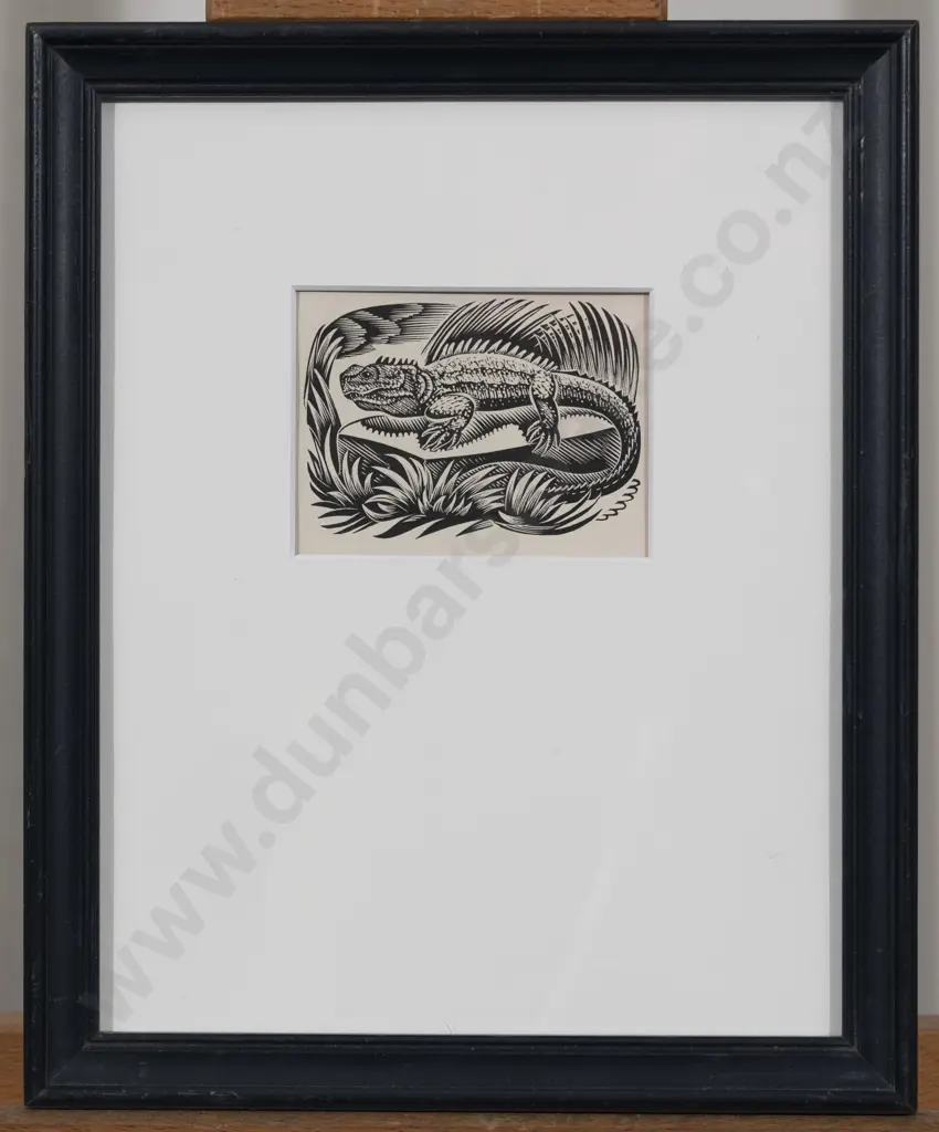 E Mervyn Taylor (1906 - 1964) - Tuatara Image 1++