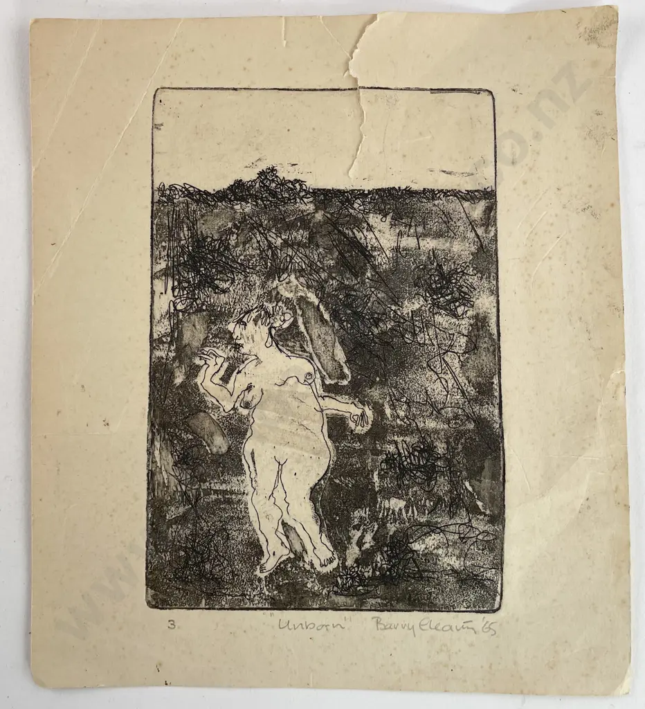 Barry Cleavin - Two Unframed Works Image 1++