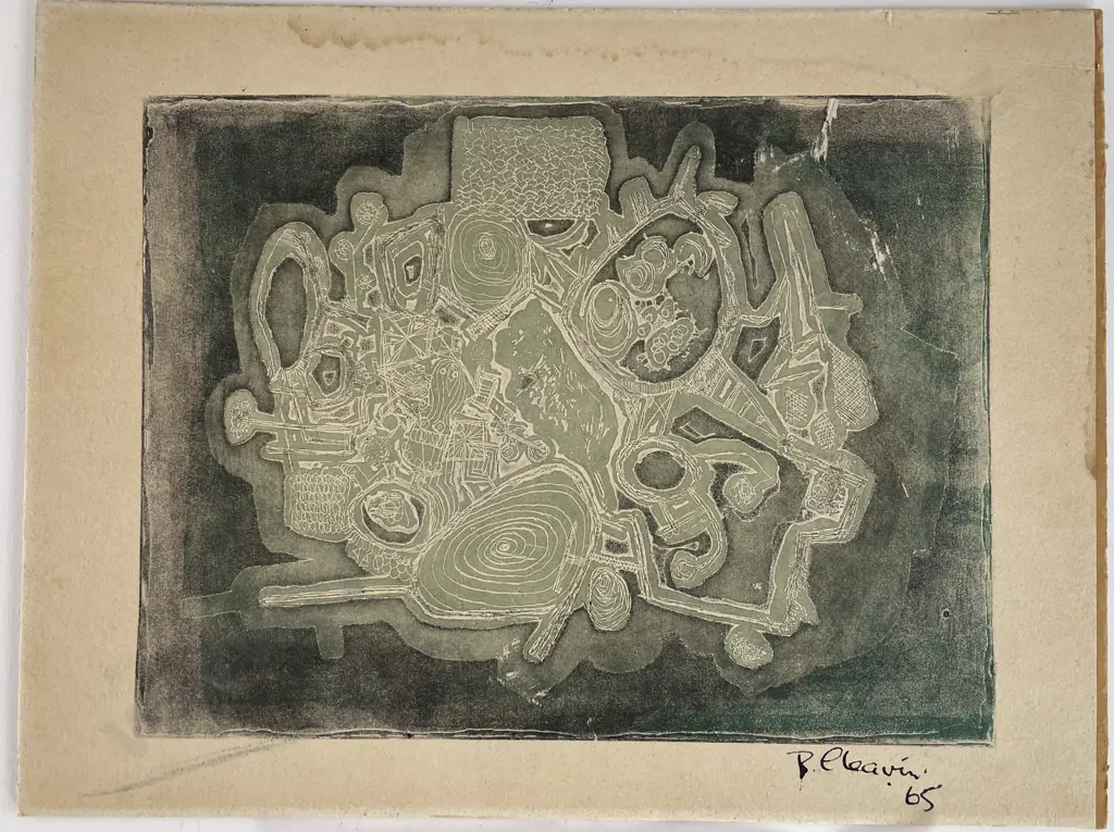 Barry Cleavin - Two Unframed Works Image 1++