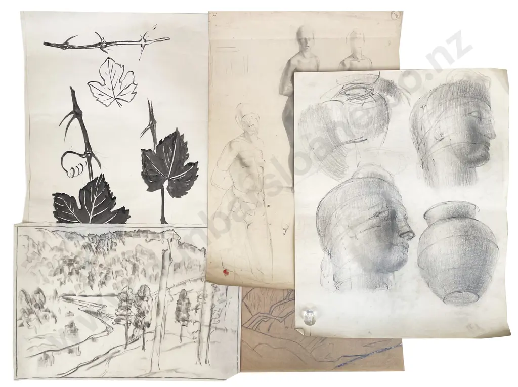 John Weeks (1888 - 1965) - Nine Botanical Image 1++