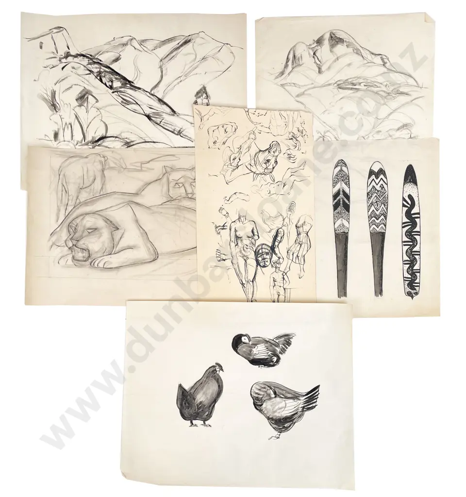John Weeks (1888 - 1965) - Ten Pacific Themed Image 1++