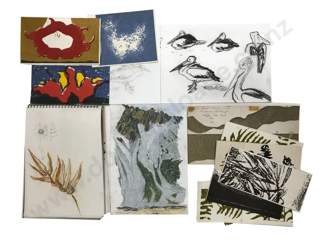 Susan Skerman Assorted Sketchbooks & Drawings (unframed) Image 1++