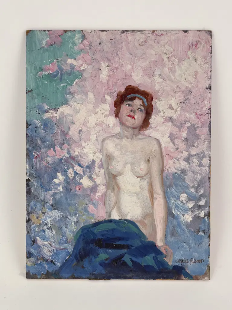 James Fraser Scott (1877 - 1932) - Figure Study (unframed) Image 1++