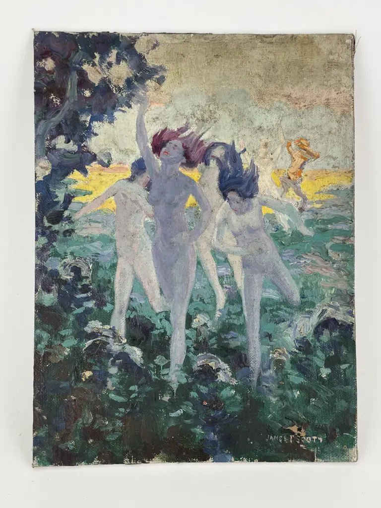 James Fraser Scott (1877 - 1932) - Figure Study (unframed) Image 1++