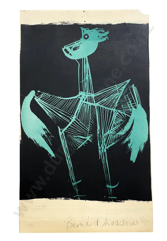 Bernard Meadows (British 1915 - 2005) - Frightened Bird (unframed) Image 1++