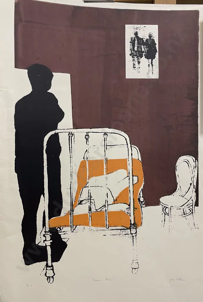 Judy Clothier - Brown Room & Other (unframed) Image 1++