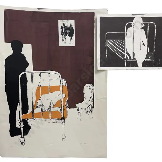 Judy Clothier - Brown Room & Other (unframed)