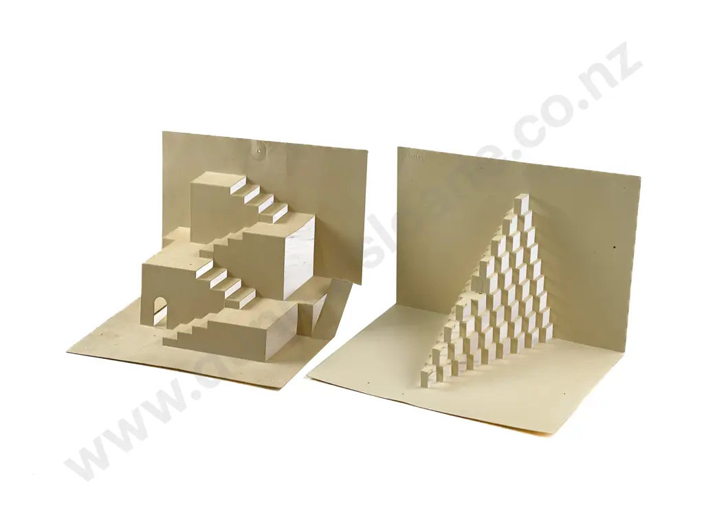 Two Three Dimensional Card Cutouts Image 1++