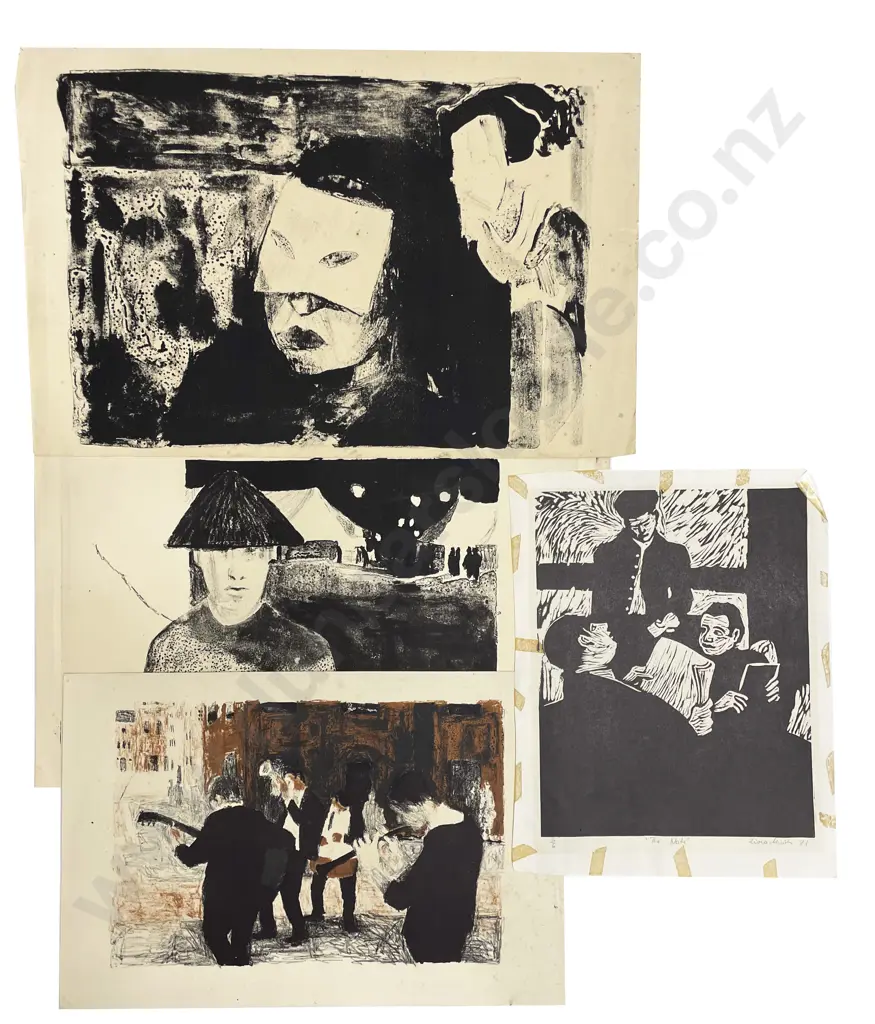 Unknown Artist - The Note & Three Others (4) Image 1++