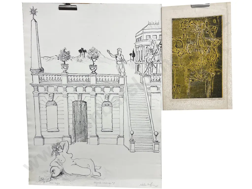 Four Various Unframed Prints Image 1++