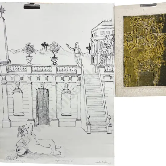 Four Various Unframed Prints