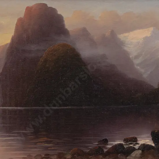 J D Perrett (1859 - 1937) - Milford Sound