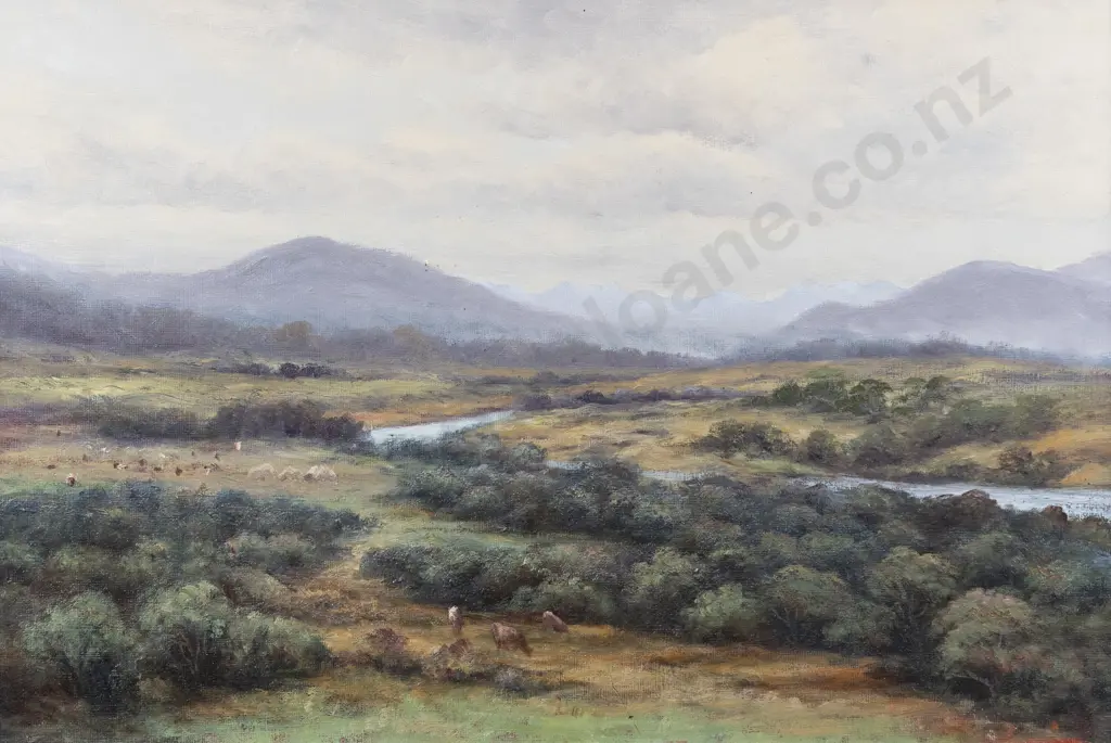 Unknown Artist - South Island Landscape Image 1++