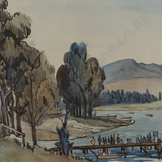 Frank Gross (1908 - 1963) - Lake Scene