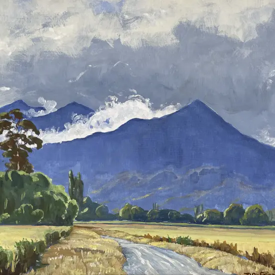 R P Withers - Thunderstorm South Canterbury