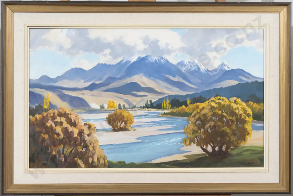 E B Lattey (1899 - 1986) - Awatere Valley Marlborough Image 1++