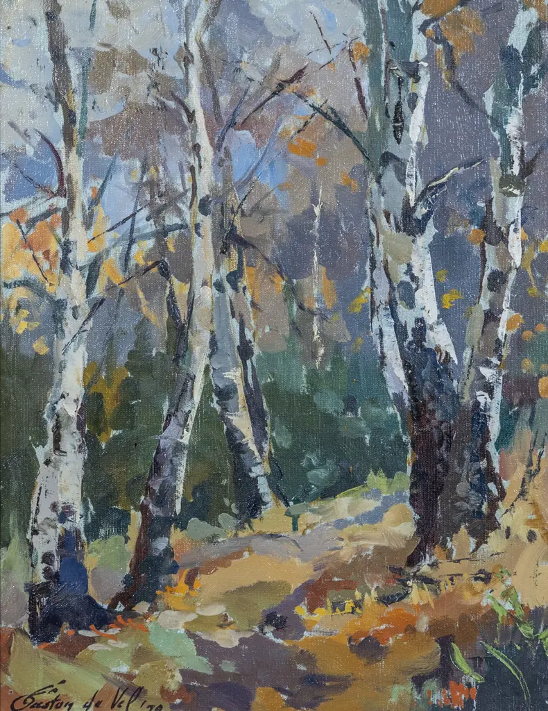 Gaston De Vel - Birch Trees Image 1++