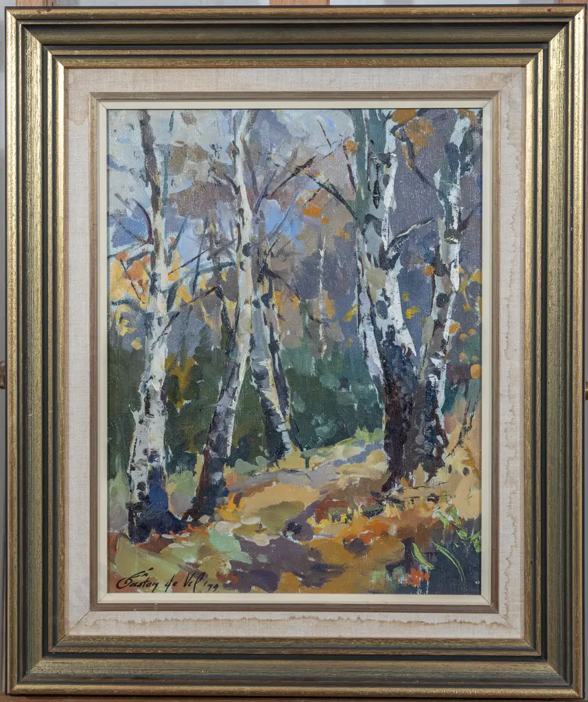 Gaston De Vel - Birch Trees Image 1++