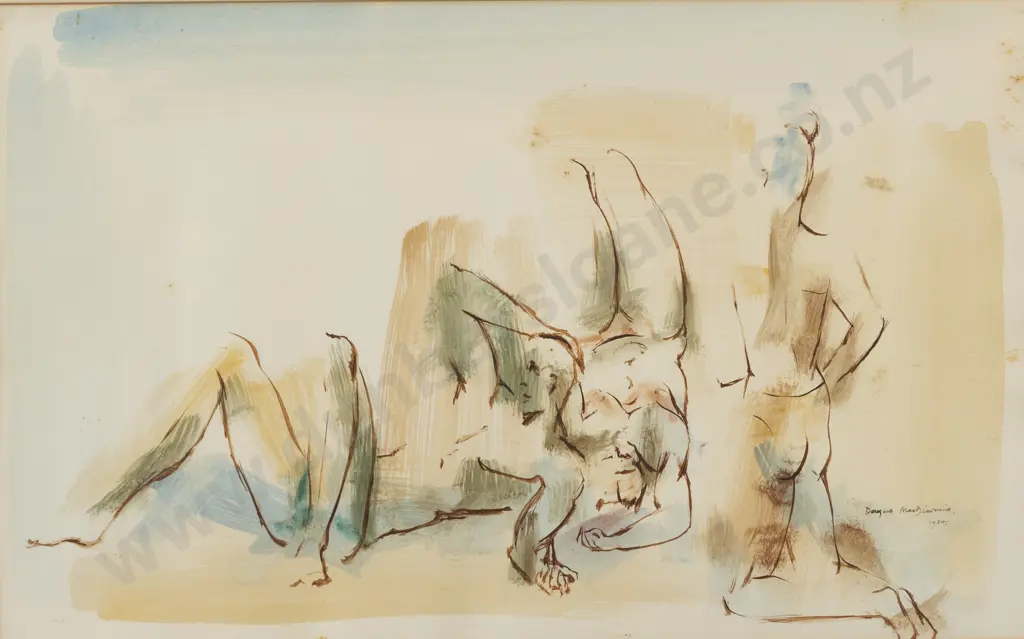 Douglas Macdiarmid (1922 - 2020) - Figure Study Image 1++