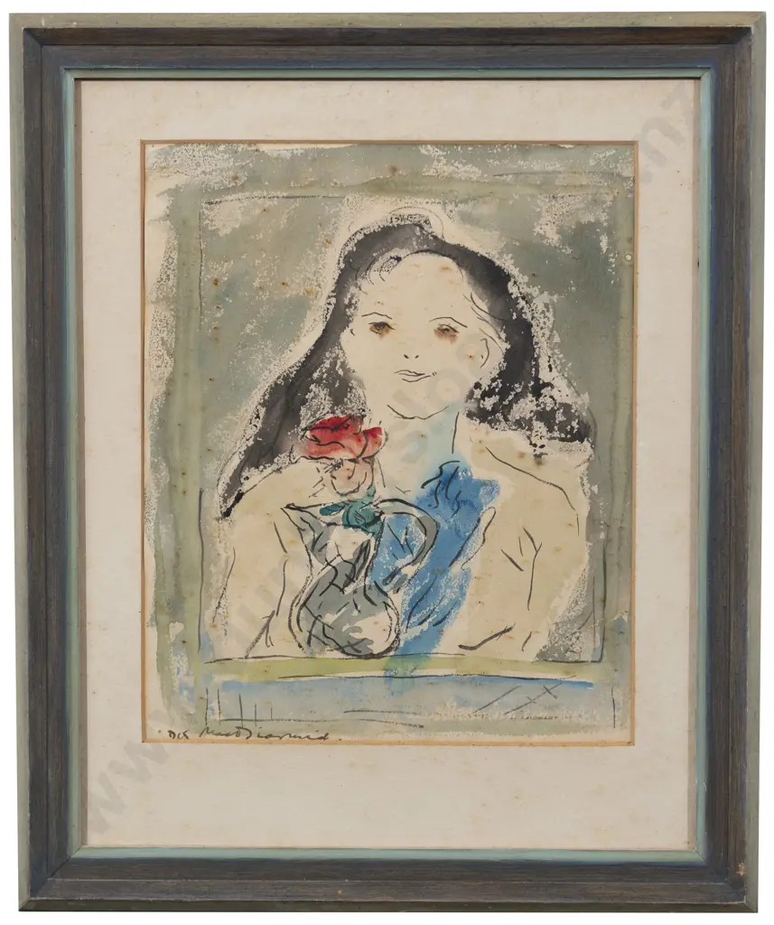 Douglas MacDiarmid (1922 - 2020) - Portrait Image 1++