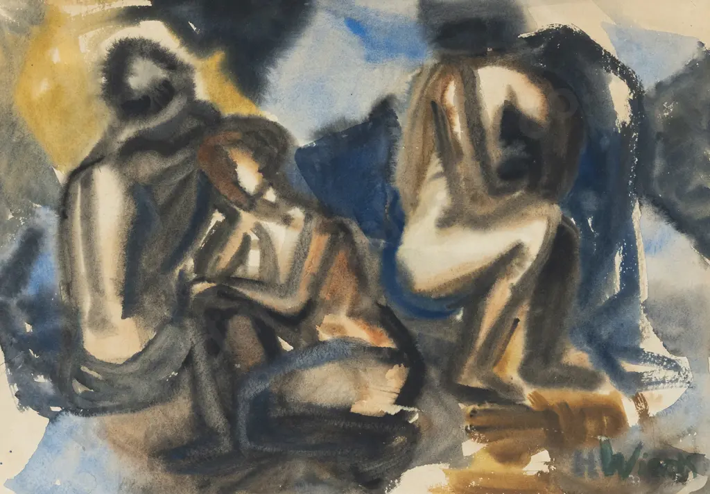 Hildegard Wieck (1930 - 1993) - Three Figures Image 1++