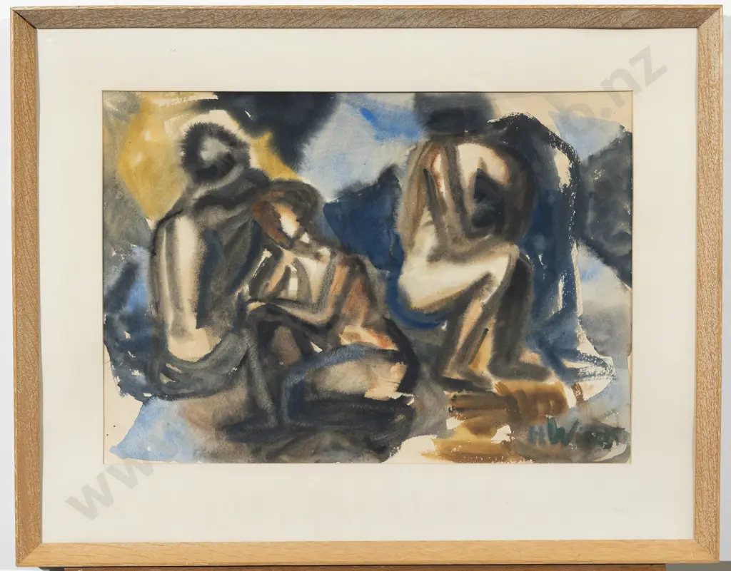 Hildegard Wieck (1930 - 1993) - Three Figures Image 1++