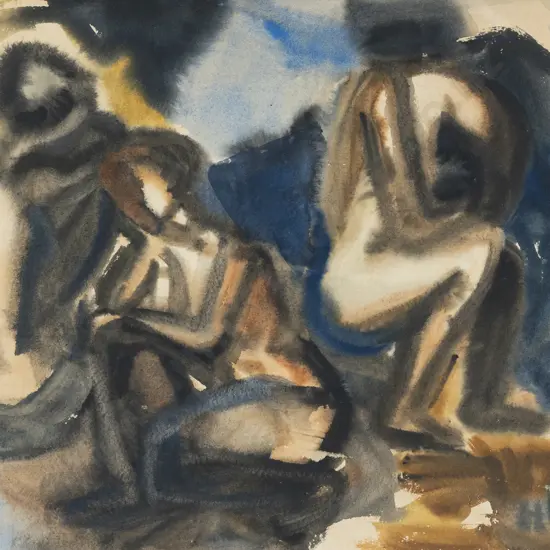 Hildegard Wieck (1930 - 1993) - Three Figures