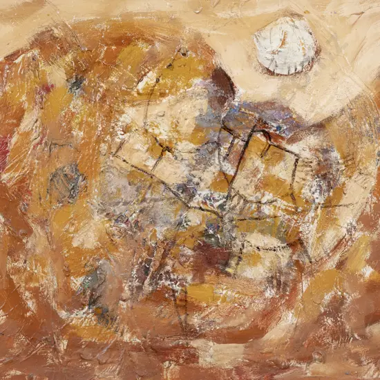 Attrib Suzanne Goldberg  - Untitled Abstract