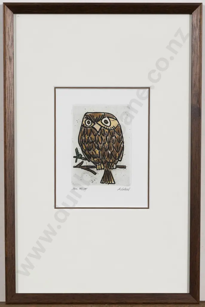 Alfred Cohen (American/British 1920 - 2001) - Owl Image 1++