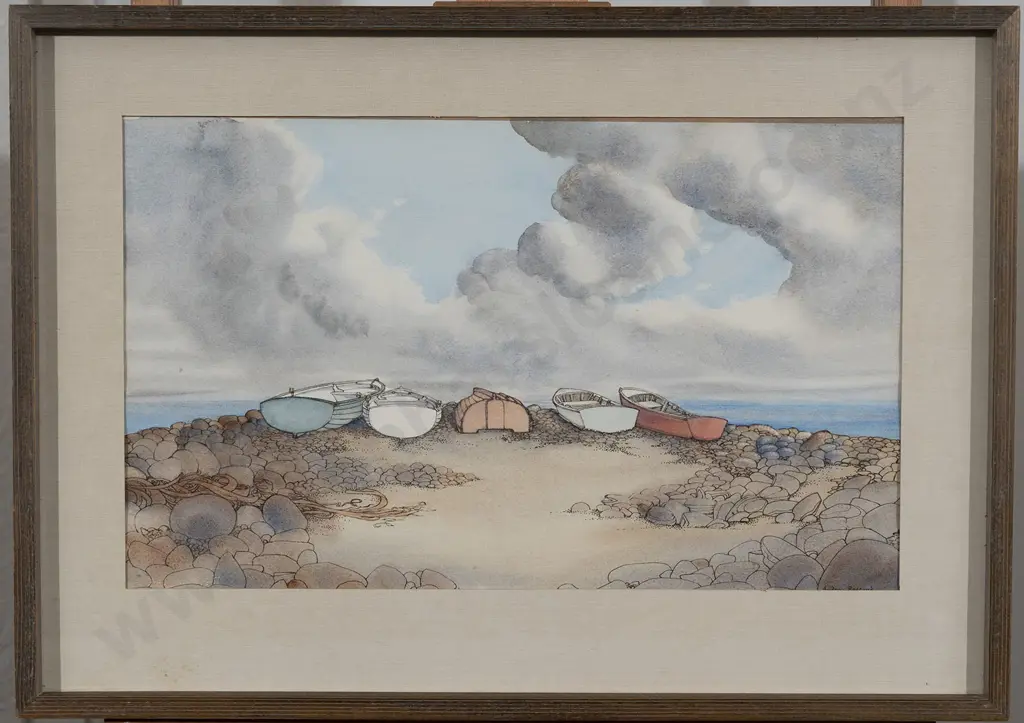 Audrey Bascand - Beached - Ink & Wash Image 1++