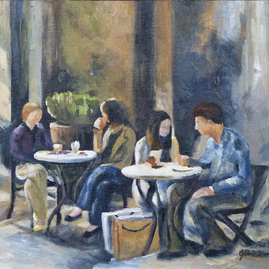 Judith Prictor - Outdoor Cafe