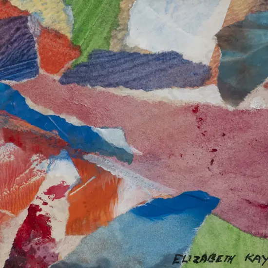 Elizabeth Kay - Collage Landscape No 2