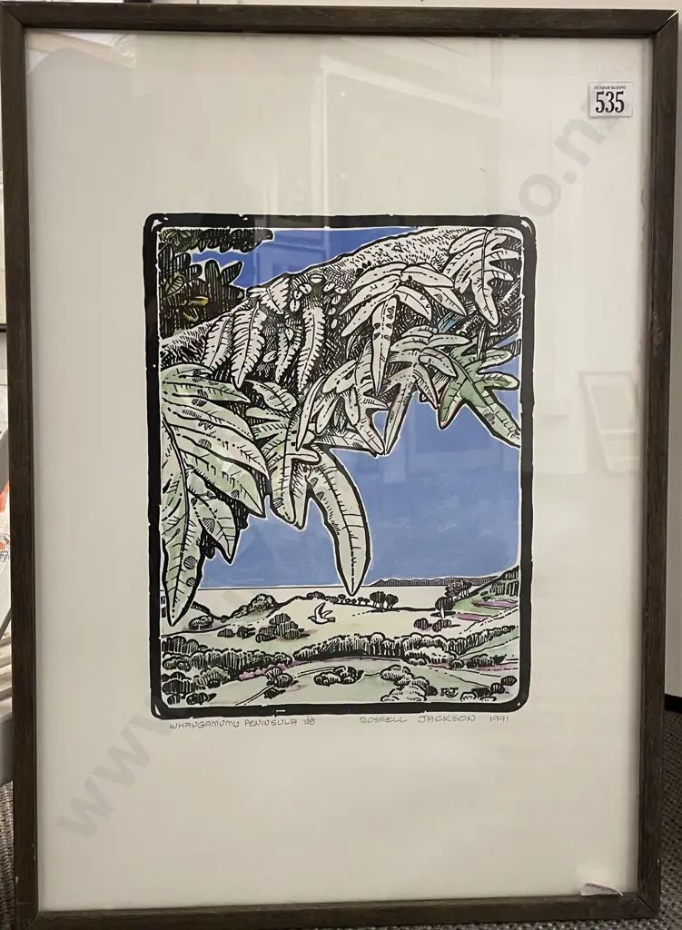 Russell M Jackson (b 1947) - Whangamumu Peninsula Image 1++