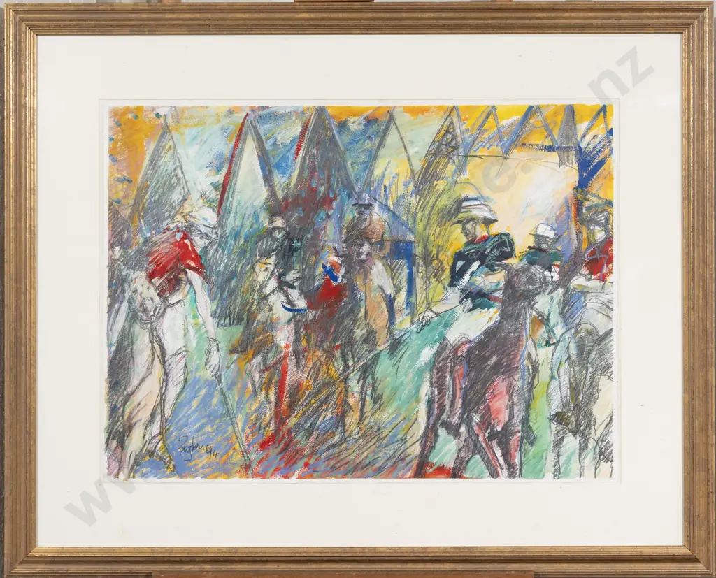 Simon Payton (b 1950) - Polo Match Image 1++