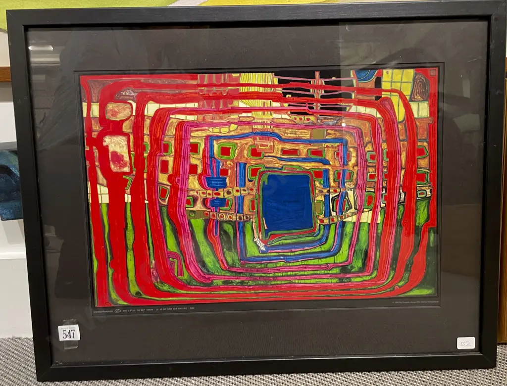 Hundertwasser (1928-2000) - The I Still Do Not Know Image 1++