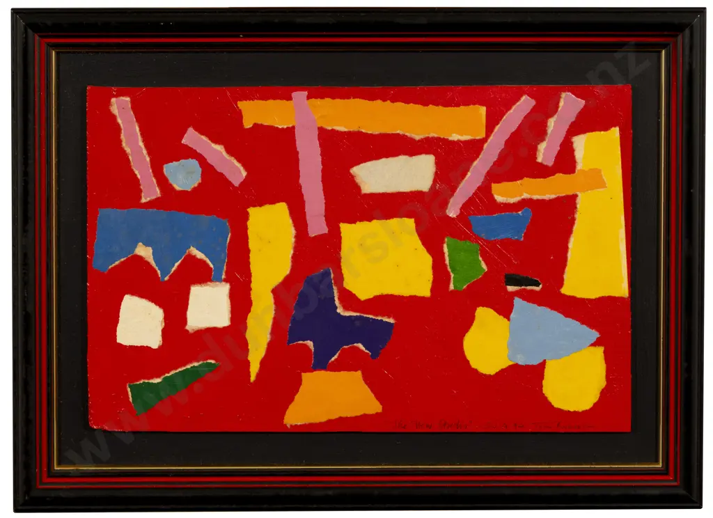 John Robinson - The New Studio - Mixed Media Collage on Board Image 1++