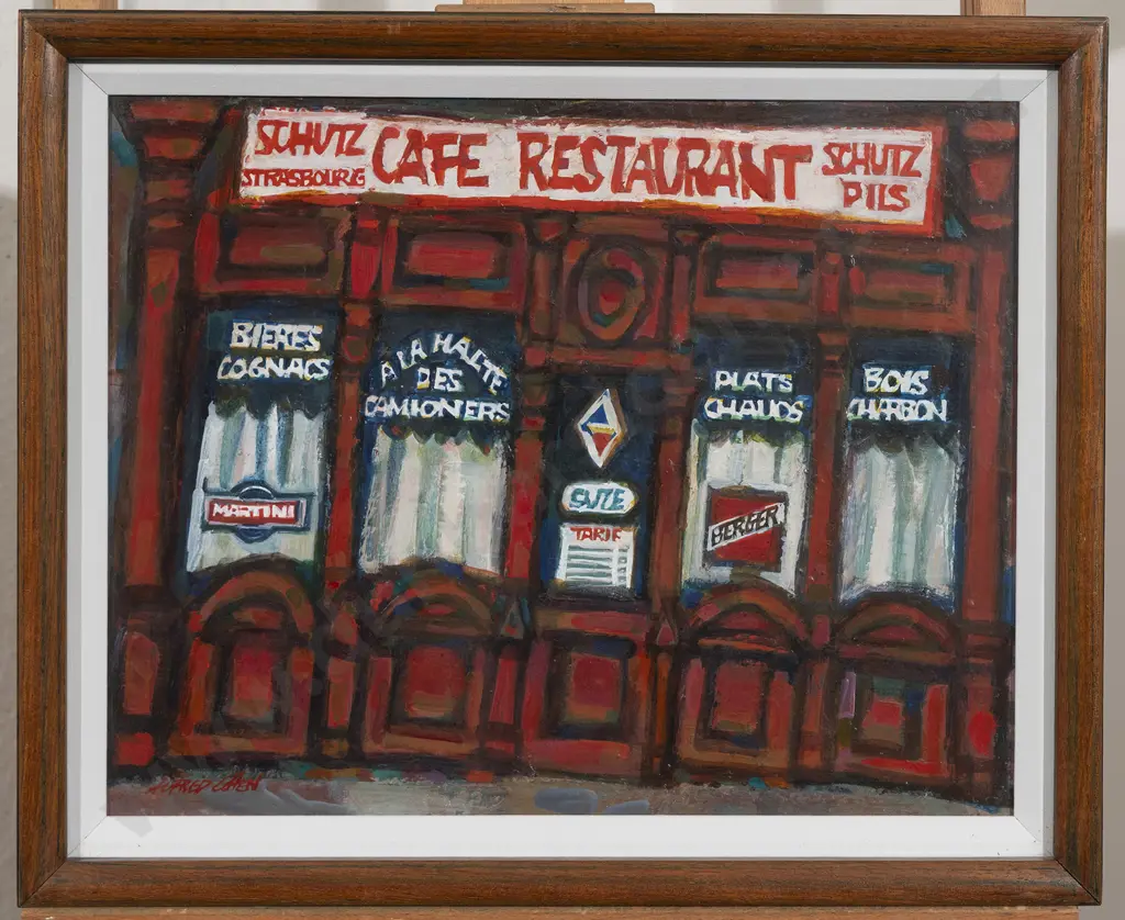 Alfred Cohen (American/British 1920 - 2001) - Halte des Camionneurs Image 1++