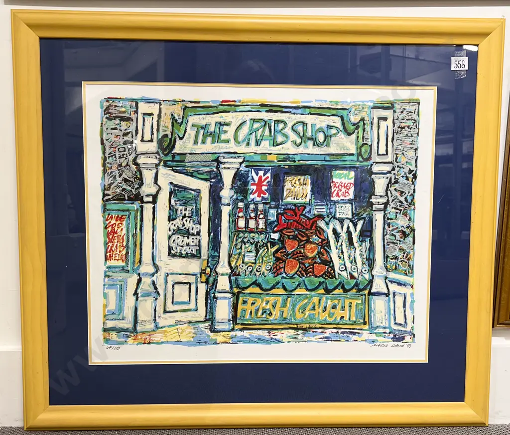 Alfred Cohen (American/British 1920 - 2001) - Crab Shop Image 1++