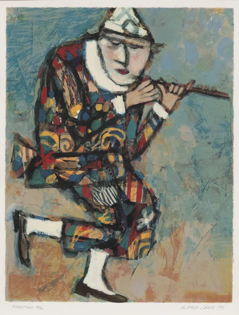 Alfred Cohen (American/British1920 - 2001) - Flautino Image 1++