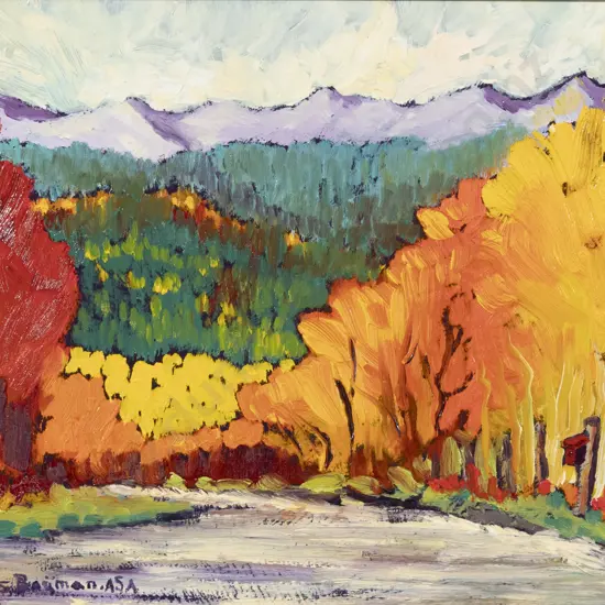 Lois Bauman (Canadian b 1943) - Plummers Road