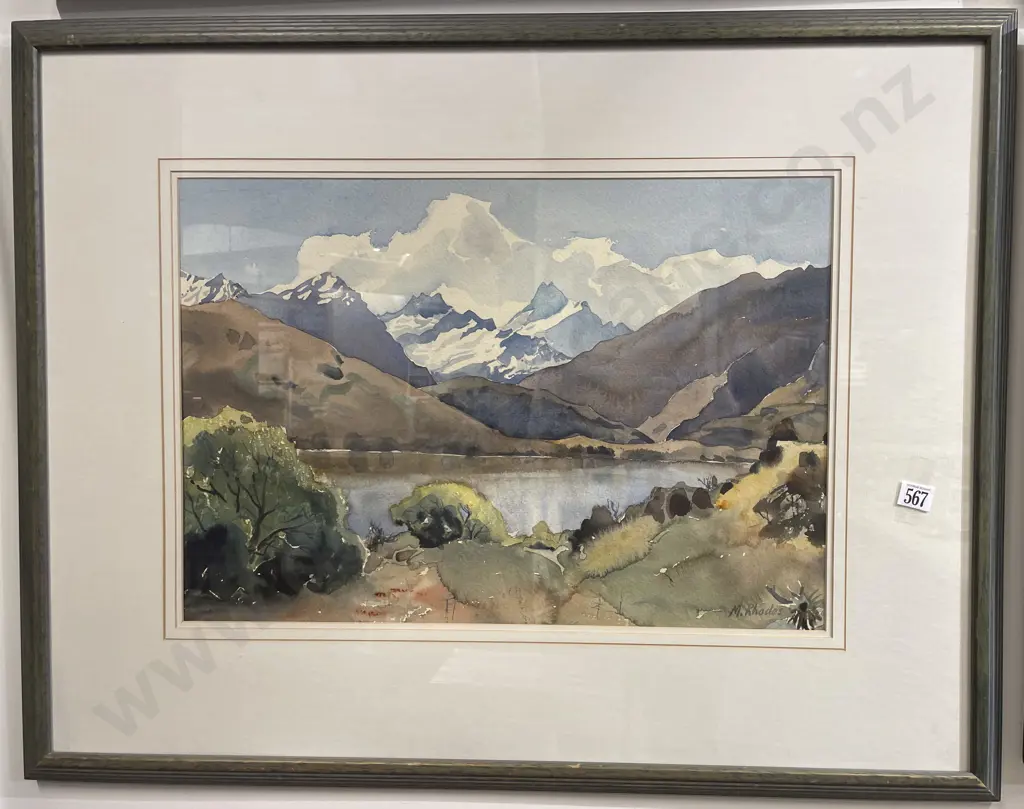 Margaret Rhodes - Mt Aspiring from Glendhu Bay Image 1++