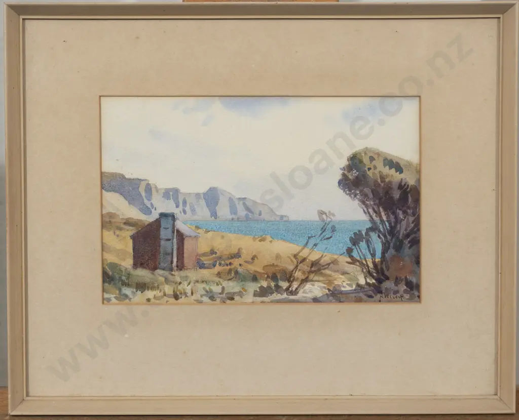 Nugent Welch (1881-1970) - Coastal Hut Image 1++