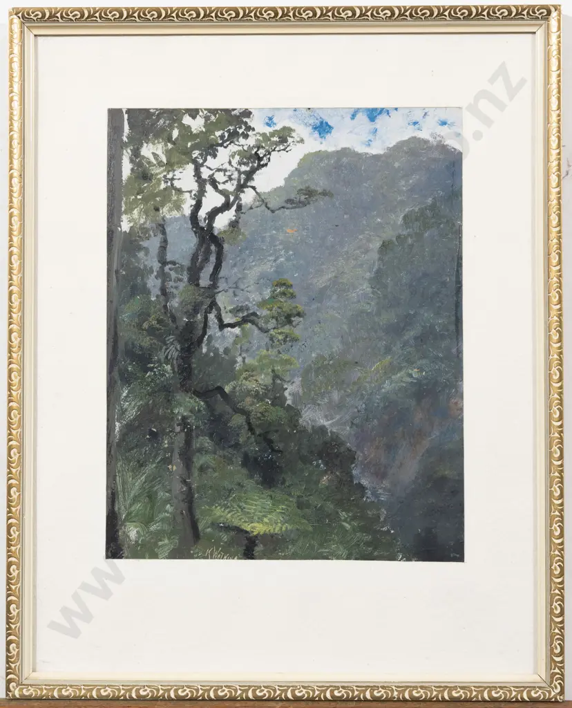 Kenneth Watkins (1847 - 1933) - Raparaparaririki Stream Image 1++