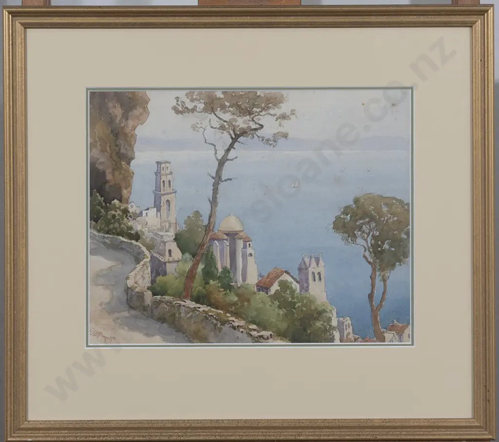 C H Howorth (1856 - 1945) - European Lakeside (a/f) Image 1++