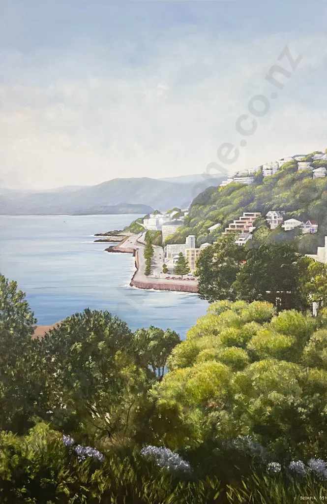 Olympia Osbourne - View from Oriental Terrace - Oil on Canvas Image 1++