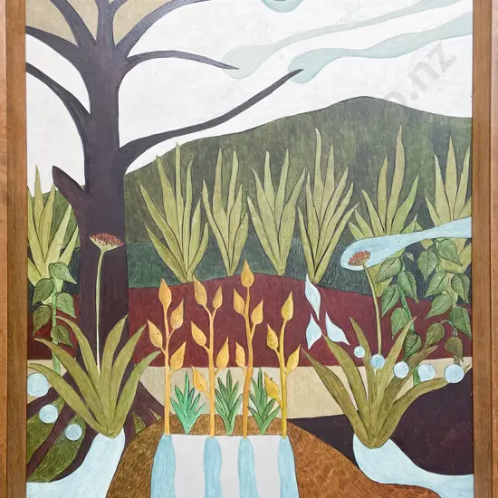 Clare Reilly - Garden - Acrylic on Board