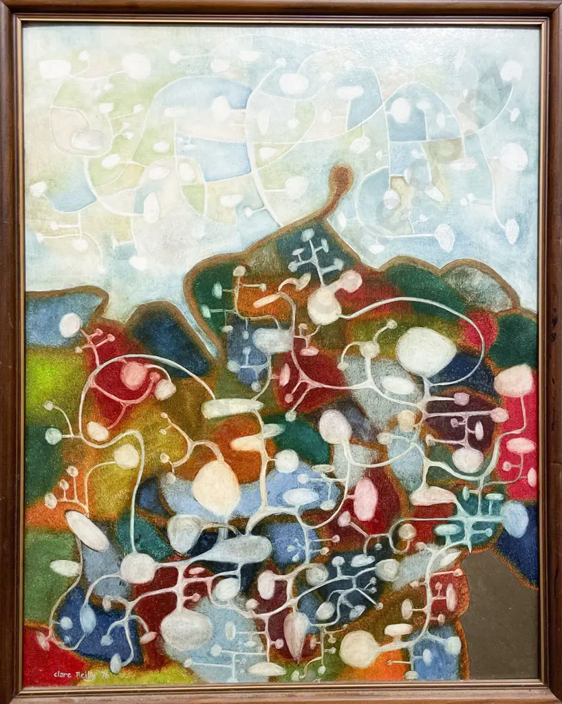 Clare Reilly - The Castle - Oil on Board Image 1++